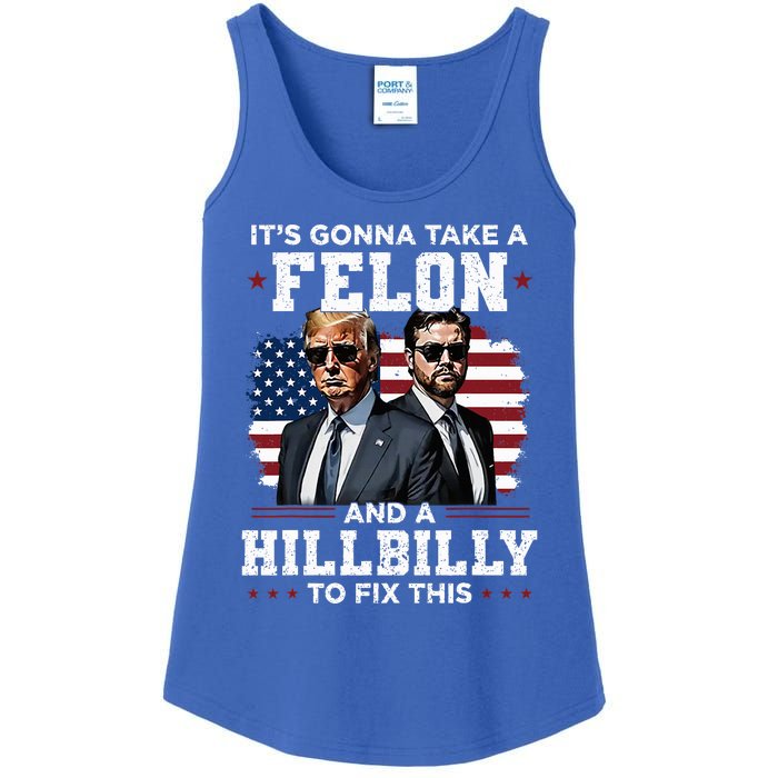 Trump Vance ItS Gonna Take A Felon And A Hillbilly To Fix Ladies Essential Tank