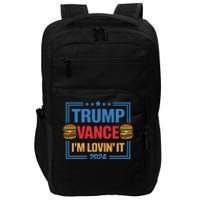 Trump Vance Im Lovin It Hamburger 2024 Election 2024 Impact Tech Backpack