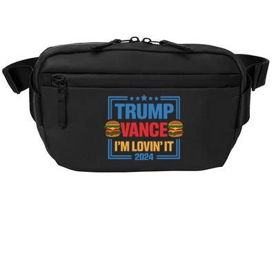 Trump Vance Im Lovin It Hamburger 2024 Election 2024 Crossbody Pack