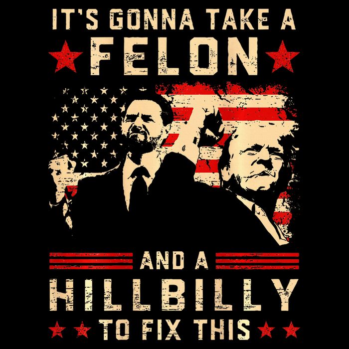 Trump Vance It Gonna Take A Felon Hillbilly 16 in Basic Backpack