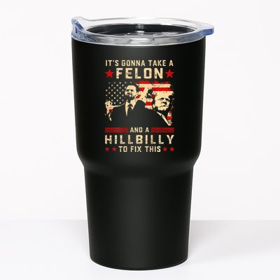 Trump Vance It Gonna Take A Felon Hillbilly Tumbler