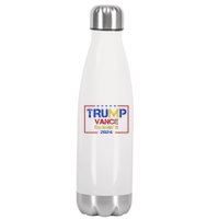 Trump Vance IM Lovin It 2024 Funny Saying Quote Trump Stainless Steel Insulated Water Bottle