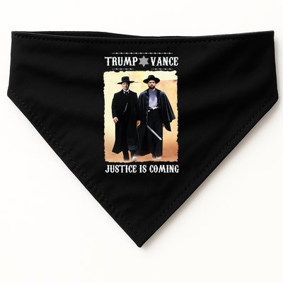 Trump Vance Justice Is Coming USA-Made Doggie Bandana
