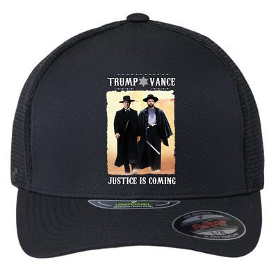 Trump Vance Justice Is Coming Flexfit Unipanel Trucker Cap