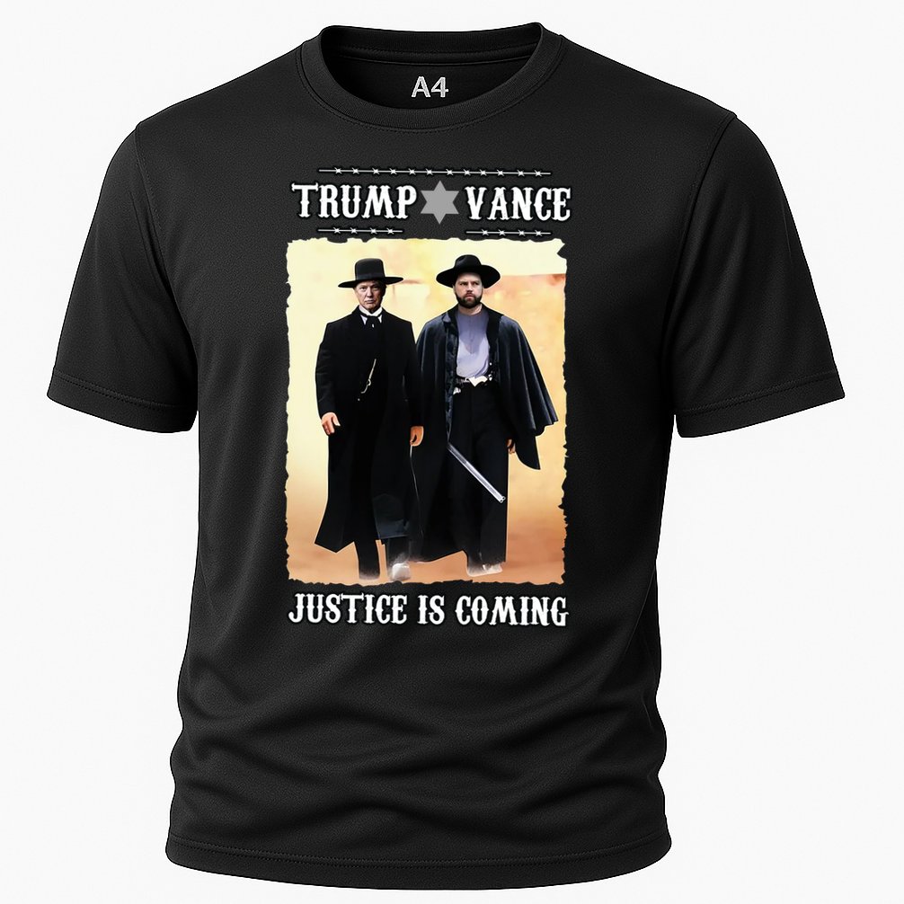 Trump Vance Justice Is Coming Cooling Performance Crew T-Shirt