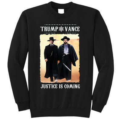 Trump Vance Justice Is Coming Sweatshirt