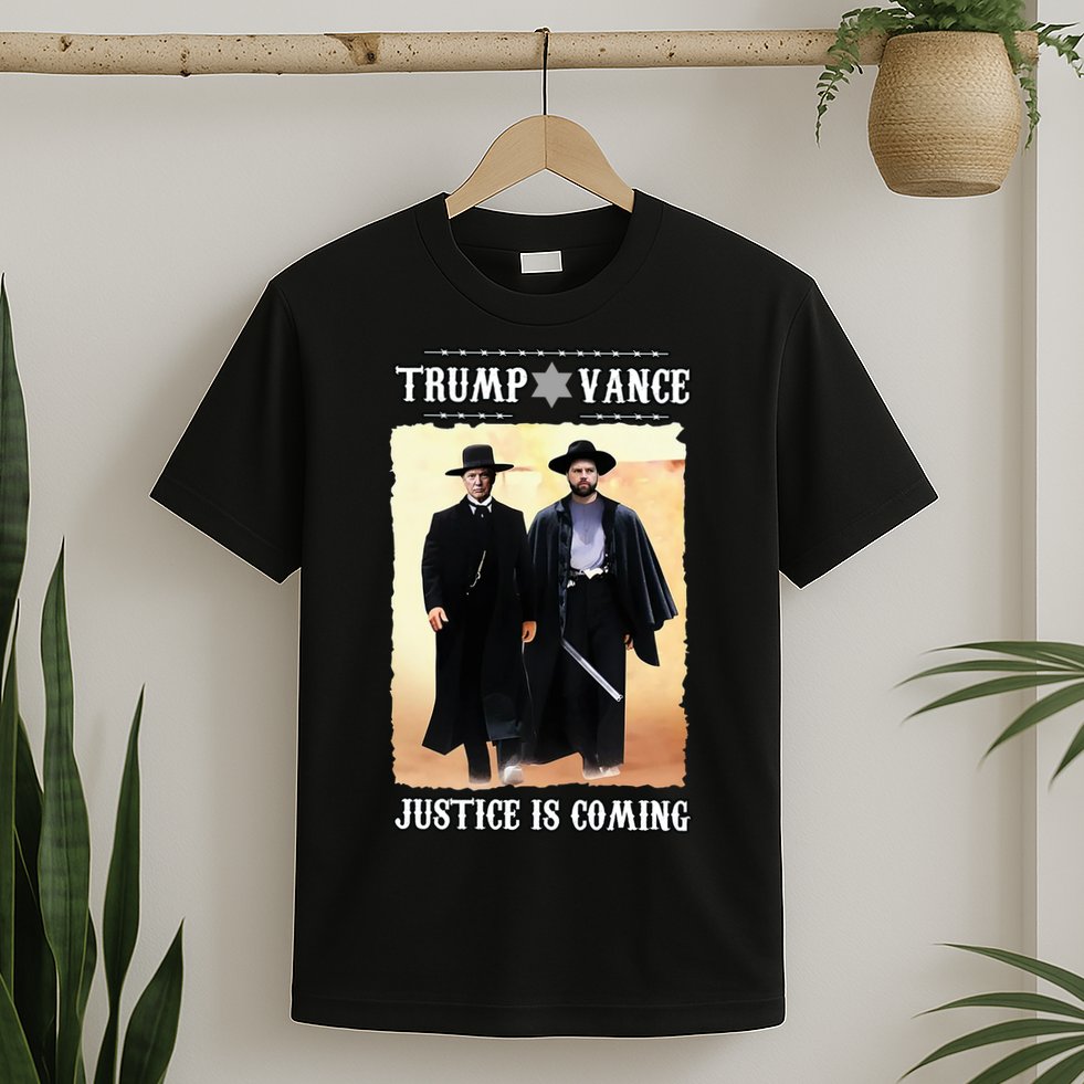 Trump Vance Justice Is Coming T-Shirt