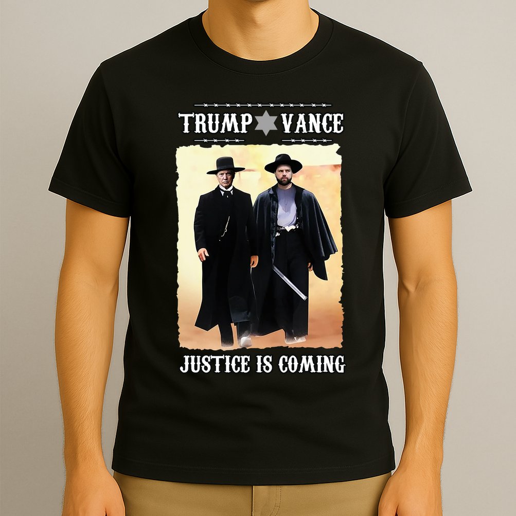 Trump Vance Justice Is Coming T-Shirt