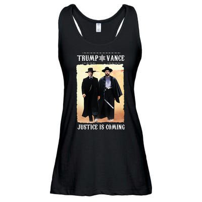 Trump Vance Justice Is Coming Ladies Essential Flowy Tank