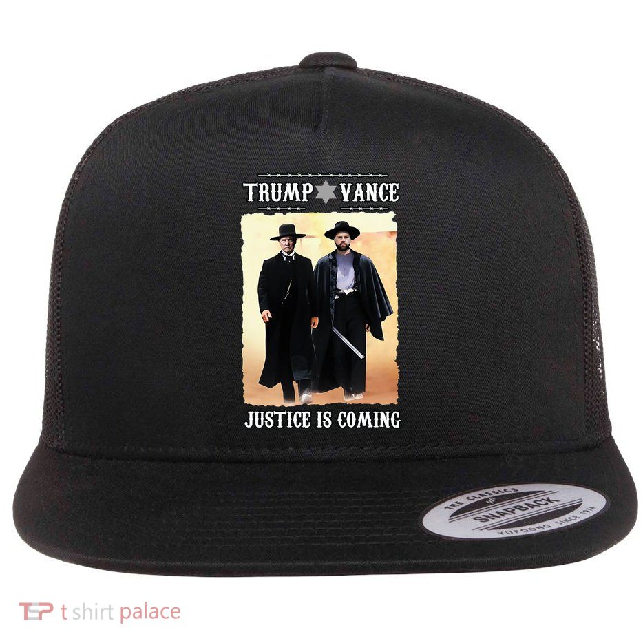 Trump Vance Justice Is Coming Flatbill Hat