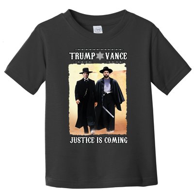 Trump Vance Justice Is Coming Toddler T-Shirt