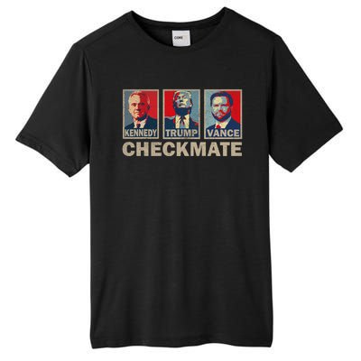 Trump Vance Kennedy Checkmate 2024 Election Republican Tall Fusion ChromaSoft Performance T-Shirt