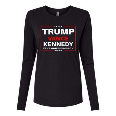 Trump Vance Kennedy Take America Back Again Womens Cotton Relaxed Long Sleeve T-Shirt