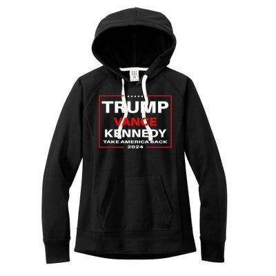 Trump Vance Kennedy Take America Back Again Women's Fleece Hoodie