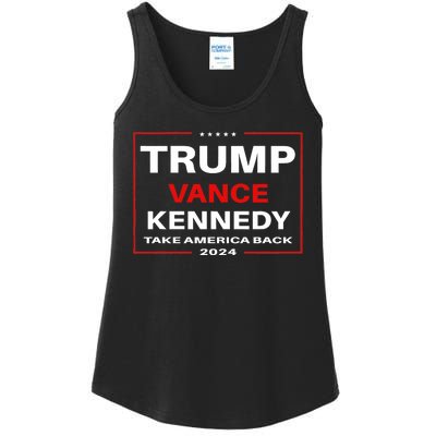 Trump Vance Kennedy Take America Back Again Ladies Essential Tank