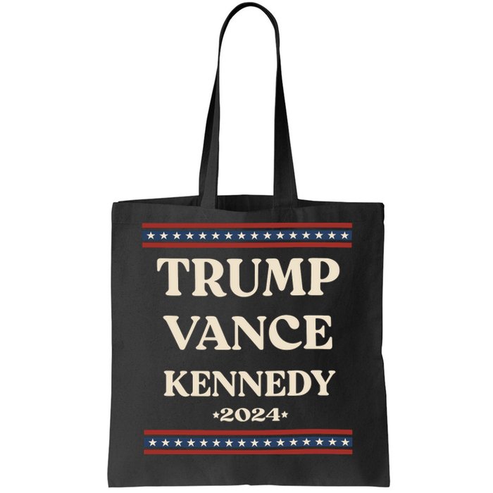 Trump Vance Kennedy 2024 Tote Bag