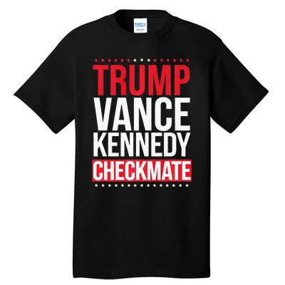 Trump Vance Kennedy Checkmate Trump For President 2024 Tall T-Shirt