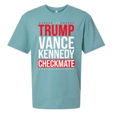 Trump Vance Kennedy Checkmate Trump For President 2024 Sueded Cloud Jersey T-Shirt