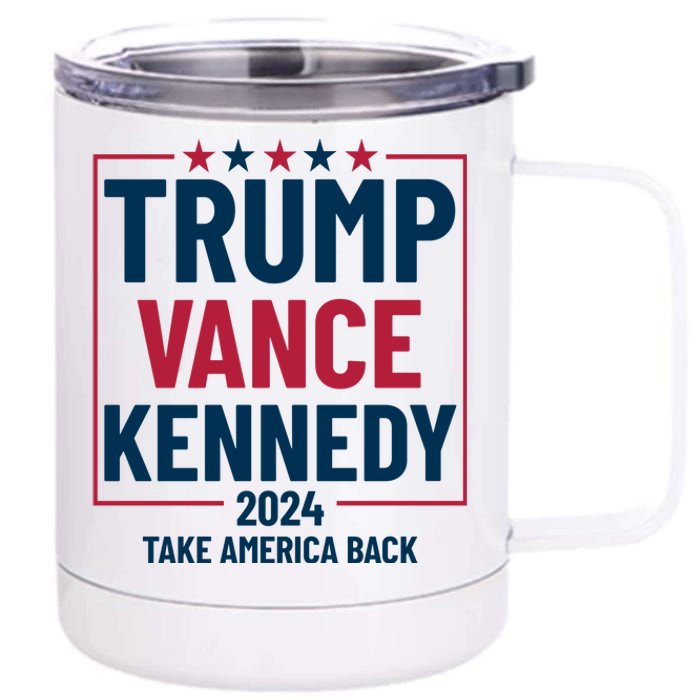 Trump Vance Kennedy Take America Back Again 12 oz Stainless Steel Tumbler Cup