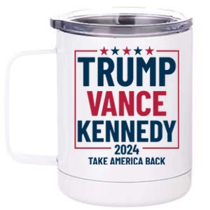 Trump Vance Kennedy Take America Back Again 12 oz Stainless Steel Tumbler Cup