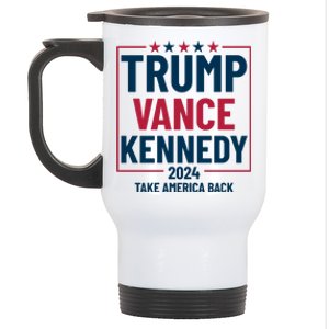 Trump Vance Kennedy Take America Back Again Stainless Steel Travel Mug