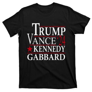 Trump Vance Kennedy Gabbard 2024 Election T-Shirt