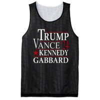 Trump Vance Kennedy Gabbard 2024 Election Mesh Reversible Basketball Jersey Tank