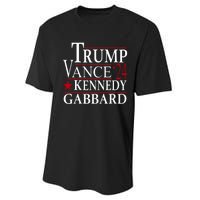 Trump Vance Kennedy Gabbard 2024 Election Performance Sprint T-Shirt