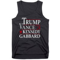 Trump Vance Kennedy Gabbard 2024 Election Tank Top