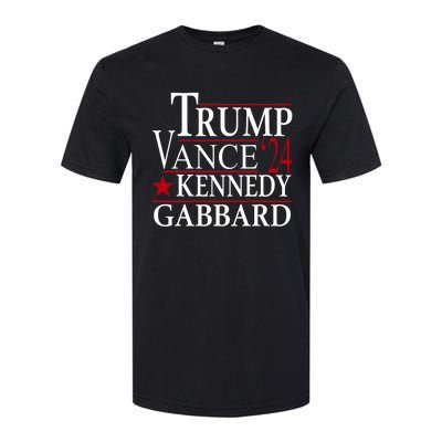 Trump Vance Kennedy Gabbard 2024 Election Softstyle CVC T-Shirt