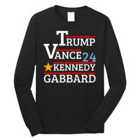 Trump Vance Kennedy Gabbard 2024 President Election Long Sleeve Shirt