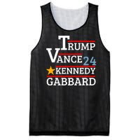 Trump Vance Kennedy Gabbard 2024 President Election Mesh Reversible Basketball Jersey Tank