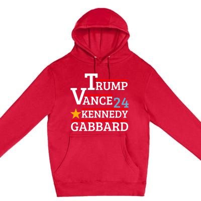 Trump Vance Kennedy Gabbard 2024 President Election Premium Pullover Hoodie