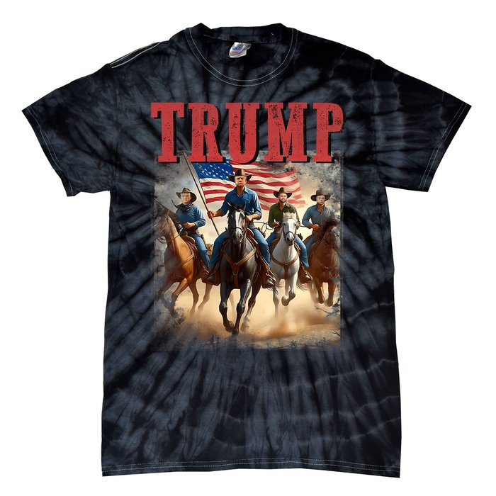 Trump Vance Kennedy Presidential Election 2024 Tie-Dye T-Shirt