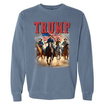 Trump Vance Kennedy Presidential Election 2024 Garment-Dyed Sweatshirt