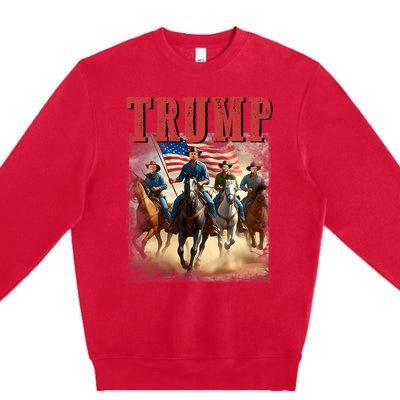 Trump Vance Kennedy Presidential Election 2024 Premium Crewneck Sweatshirt