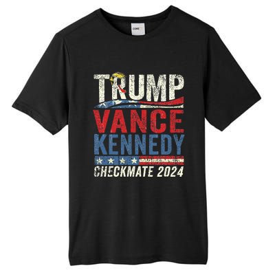 Trump Vance Kennedy Checkmate 2024 Election Republican Tall Fusion ChromaSoft Performance T-Shirt