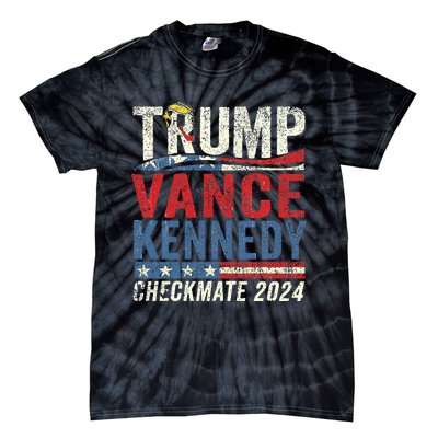 Trump Vance Kennedy Checkmate 2024 Election Republican Tie-Dye T-Shirt