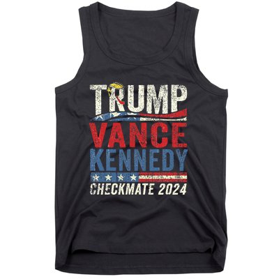 Trump Vance Kennedy Checkmate 2024 Election Republican Tank Top