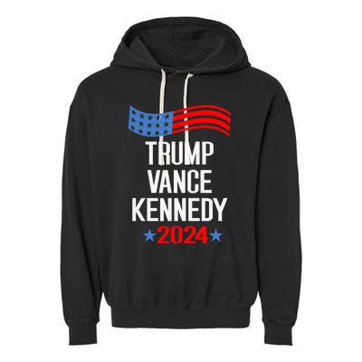 Trump Vance Kennedy 2024 Election Donald Trump Vp President Garment-Dyed Fleece Hoodie