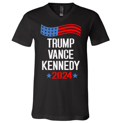 Trump Vance Kennedy 2024 Election Donald Trump Vp President V-Neck T-Shirt