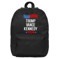 Trump Vance Kennedy 2024 Election Donald Trump Vp President 16 in Basic Backpack