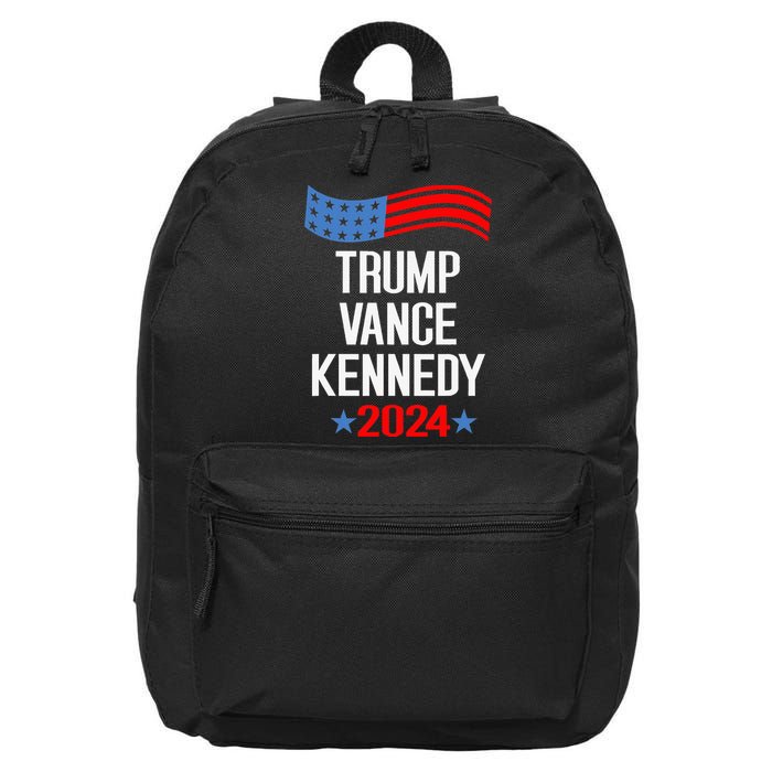 Trump Vance Kennedy 2024 Election Donald Trump Vp President 16 in Basic Backpack