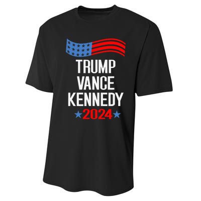 Trump Vance Kennedy 2024 Election Donald Trump Vp President Performance Sprint T-Shirt