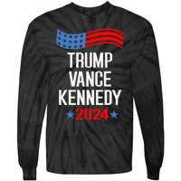 Trump Vance Kennedy 2024 Election Donald Trump Vp President Tie-Dye Long Sleeve Shirt