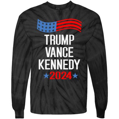 Trump Vance Kennedy 2024 Election Donald Trump Vp President Tie-Dye Long Sleeve Shirt