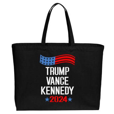 Trump Vance Kennedy 2024 Election Donald Trump Vp President Cotton Canvas Jumbo Tote