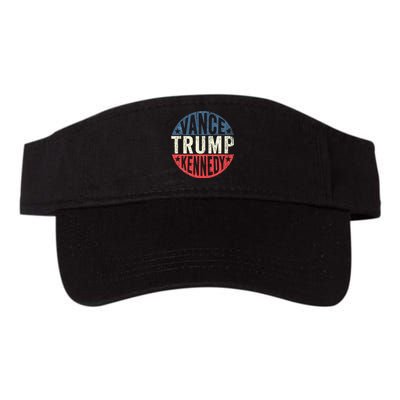 Trump Vance Kennedy Checkmate 2024 Valucap Bio-Washed Visor