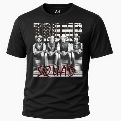 Trump Vance Kennedy Elon Squad Cooling Performance Crew T-Shirt