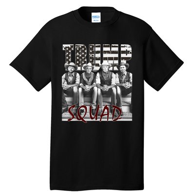 Trump Vance Kennedy Elon Squad Tall T-Shirt